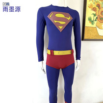(NM rain-ink source) blackened version 1978 Superman cos to be tailor-made