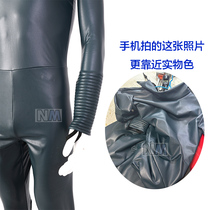 (NM rain and ink source) sword fake face knight blade Cos suit blue high bomb imitation leather undercoat