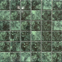 48 керамических больших цветков зеленого цвета A03