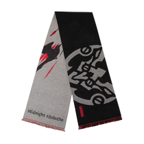 (MiHoYo Honkai Impact 3) Raven Midnight Wormwood themed knitted double-sided jacquard scarf miHoYo