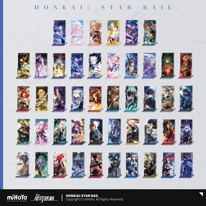 【Mihoyo/Honkai: Star Rail】Light Cone Series Acrylic Liquid Sand Standee 1.0-3.8