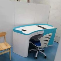 Hospital Vaccination Desk Consultation Desk Medical Corner Table Microarc Health room Table Vaccination Desk Doctors desk