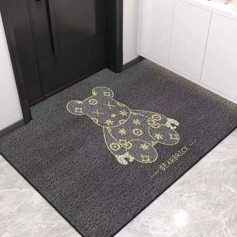 High-End Silk Loop Entrance Door Mat, Wear-Resistant, Dirt-Scraping, Dust-Removing, Stain-Resistant, Non-Slip Cartoon Design