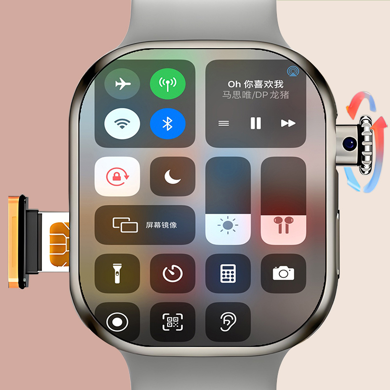 Genuine Huaqiangbei Large Screen 5g Full Network Wifi Smart Phone Watch Can Be Inserted into the Card Position and Freely Download for Students Genuine Huaqiangbei Large Screen 5g Full Network Wifi Smart Phone Watch Can Be Inserted into the Card Position and Freely Download for Students