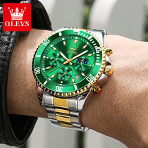 Labour Watch Men Black Green Water Ghost Monster Swiss Official Web Waterproof Fully Automatic Machinery Fashion Comeback Men Watch