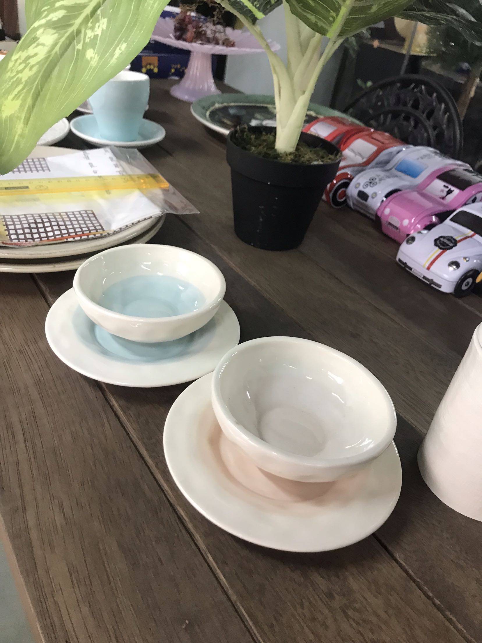 RD Old Goods Pure Color Hand Pinch of Ceramic Dish Bowl rice bowls Strongly Recommended