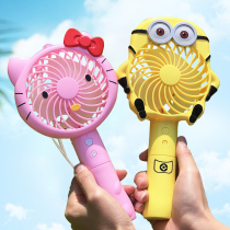 Handheld Small Fan Portable Mini Student Dorm Room Folding Carry-on Cute Usb Electric Fan Rechargeable