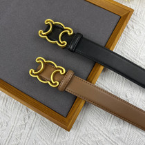 High-end small belt womens leather all-match jeans belt decoration with skirt suit thin waist seal ins style