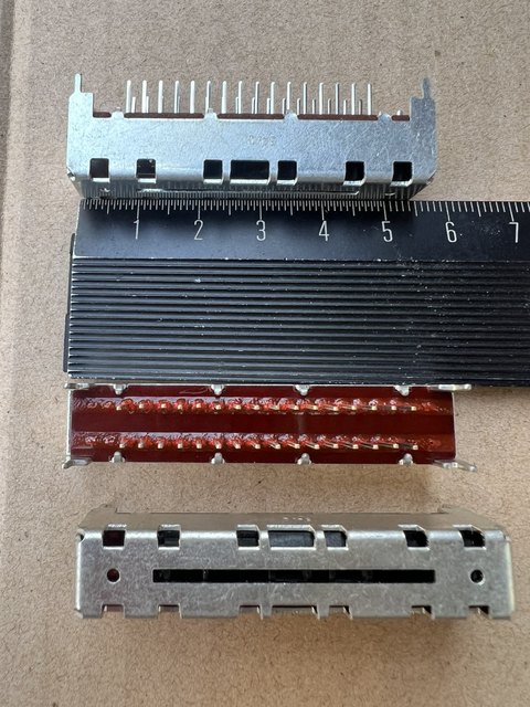 Japan Alps Lasso Band Rotary Switch, 6-Position Double Row 32 Pins, Handle Length 25mm, Brand New