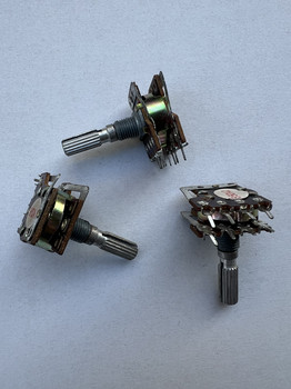 Type 148 Double 8-Pin Potentiometer A50K B50K Two Handle Length 25mm Brand New in Stock as Shown in the Picture