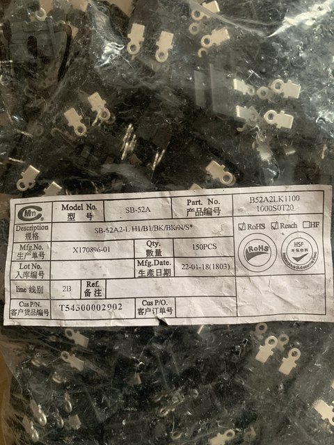 Taiwan Cmm Sb-52A 4-Pin Vacuum Cleaner Button Self-Locking Switch 16A 250Vac Brand New