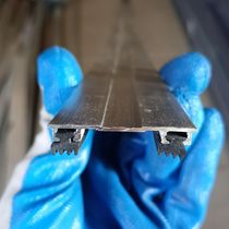阳光板pc耐力板固定件安装专用配件铝合金压条中接防水收边条卡槽