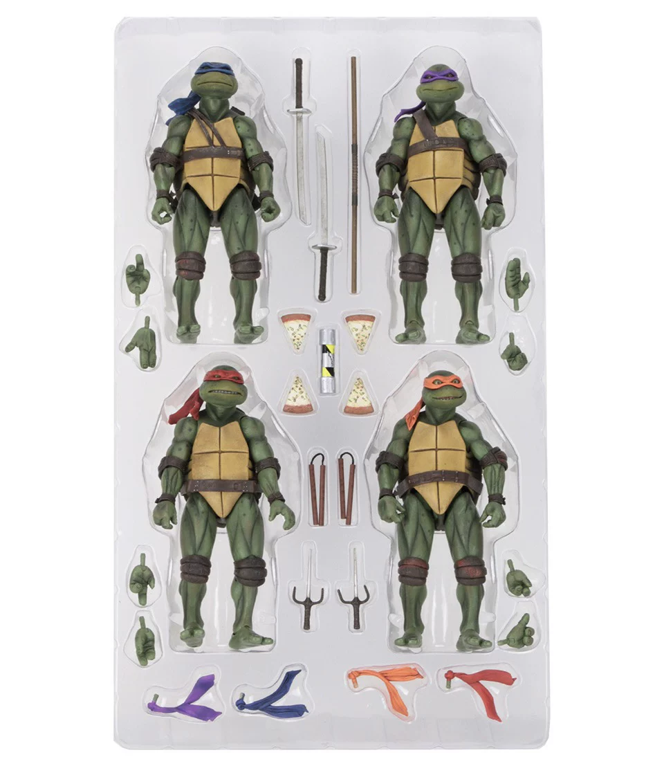 NECA Ninja Turtle TMNT 2018 SDCC Limited Luxury Edition 7 -inch joint can handle model