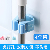 Mop-hanger sweep to fasten the cassette with powerful bearing-free and non-stiletto hole-free nailing the toilet wall-mounted shelf adhesive hook