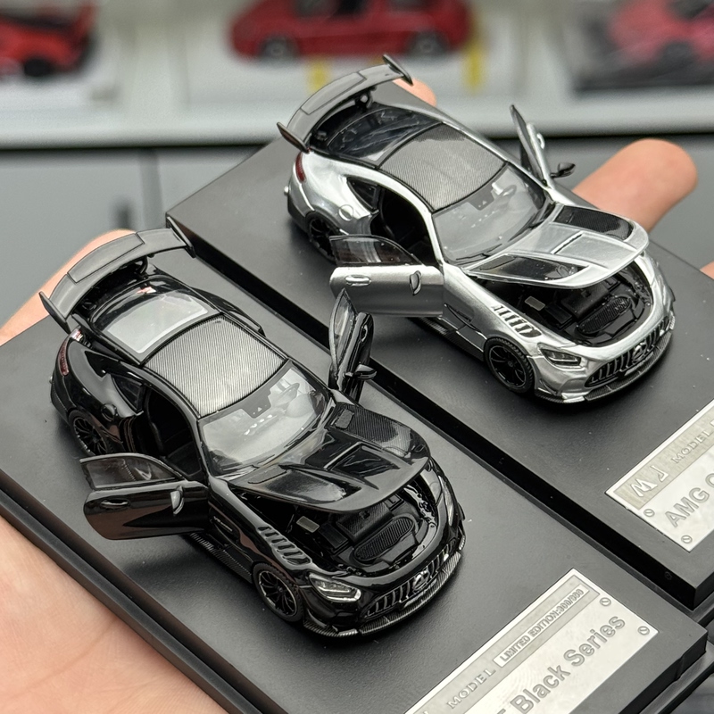 In Stock Mj Model 1:64 Mercedes-Benz Amg Gt Black Series Fully Openable Alloy Car Model In Stock Mj Model 1:64 Mercedes-Benz Amg Gt Black Series Fully Openable Alloy Car Model