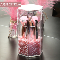 Brush beauty pen holder Eye shadow Eyeliner put mascara Eyelash rack barrel beauty storage net red makeup brush box Net eyebrow pencil