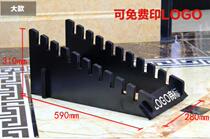  Supporting tile display stand upright finishing bearing glass metal floor brick clamping plate bench Commercial