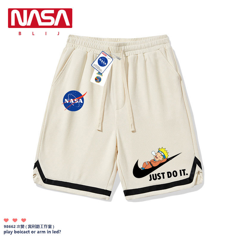 Nasa Collaboration Naruto Short Pants for Men, Summer Couple Style, Naruto Merchandise, Student Sports Basketball Shorts