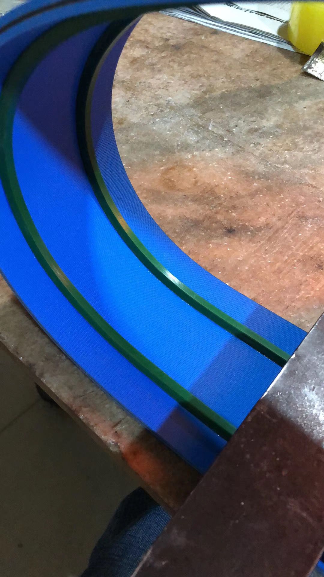 Nylon Sheet Baseband High Speed Flat Belt Yellow Green Textile Dragon Belt Conveyor Paste Box Machine Woodworking Machinery Belt