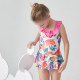 AIMERKids girls one-piece swimsuit beach sun protection chlorine-resistant cute princess skirt swimsuit AK167B881