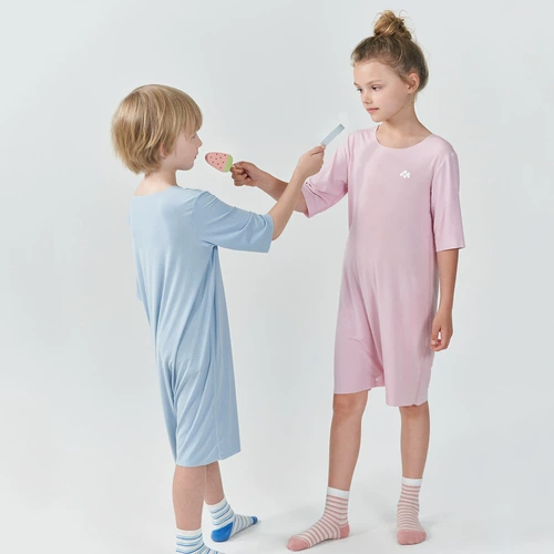 Детская пижама, детский спальный мешок подходит для мужчин и женщин, короткий рукав, подходит для подростков