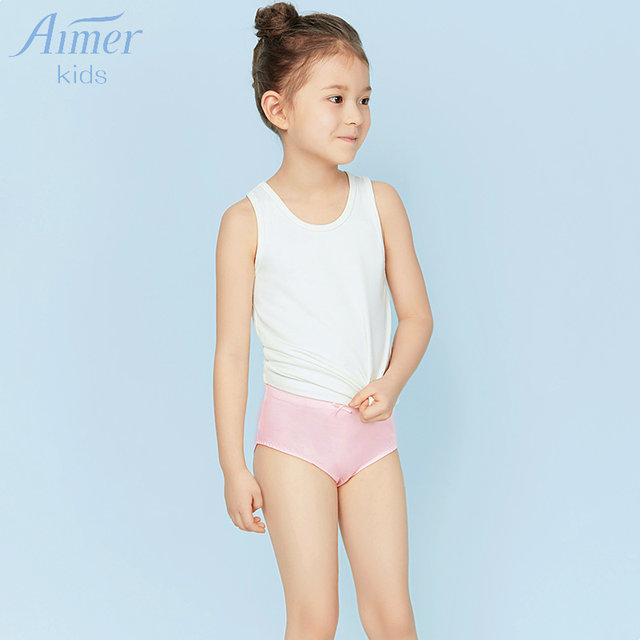AIMERKids love children's new cotton underwear girls girls mid-waist briefs  AK122M82