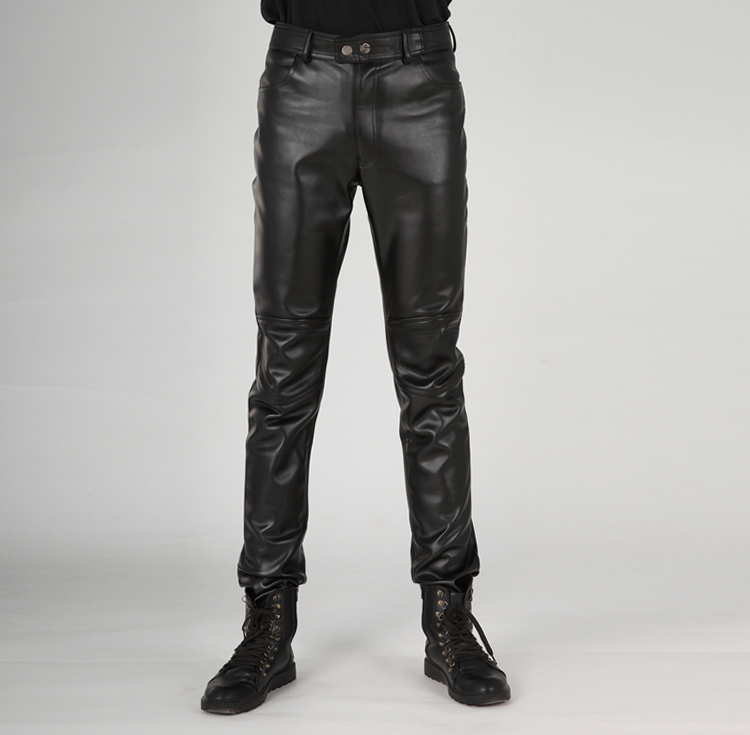 Pantalon cuir homme serré PU pour automne - Ref 1485306 Image 10