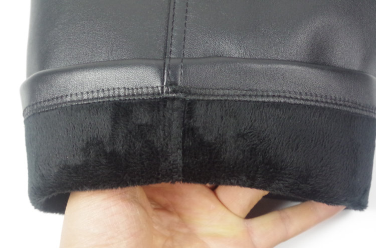 Pantalon cuir homme droit pour hiver - Ref 1479905 Image 7