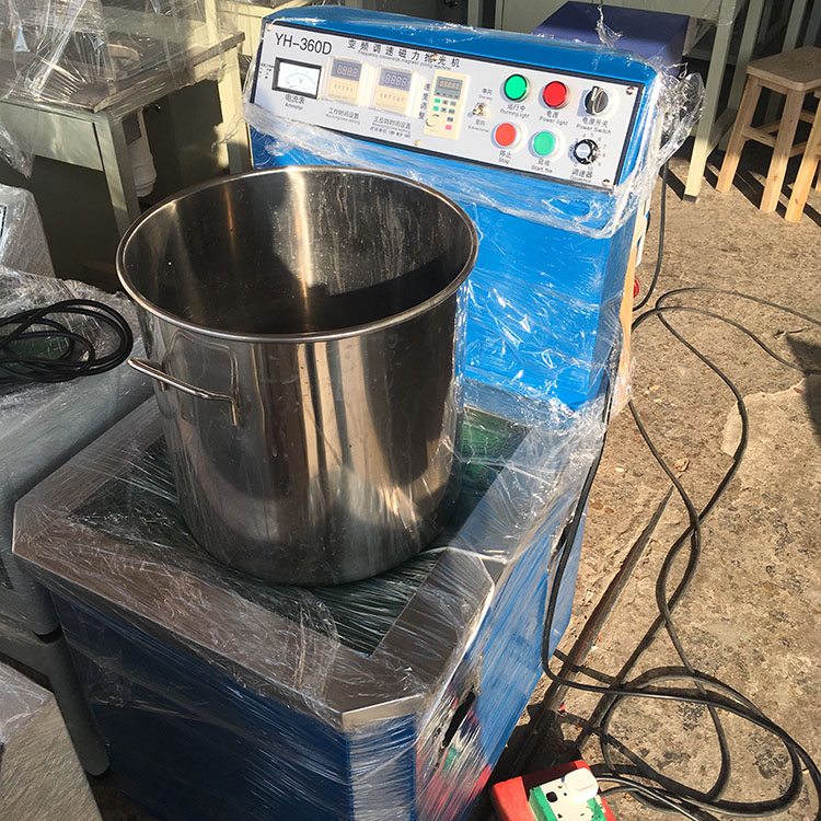 8kg frequency conversion speed regulation magnetic polishing machine batch zinc alloy aluminum alloy stainless steel deburring polishing