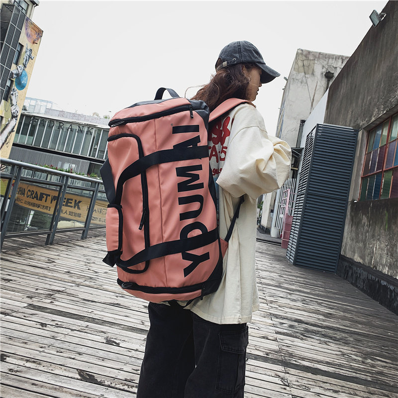 Hong Kong Flagship Travel Bag Large Capacity Women's Fitness Bag Men's Hand Short And Light Waterproof Travel Containing Luggage Bags