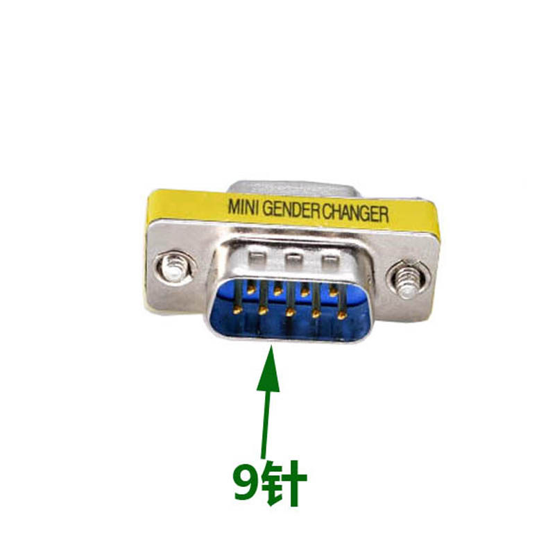 [USD 4.40] RS232 Male to Female Plug DB Serial Port Male to Female