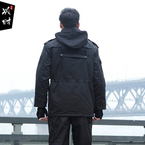 Демисезонное длинное пальто, универсальная куртка, рабочий пуховик, комплект, средней длины