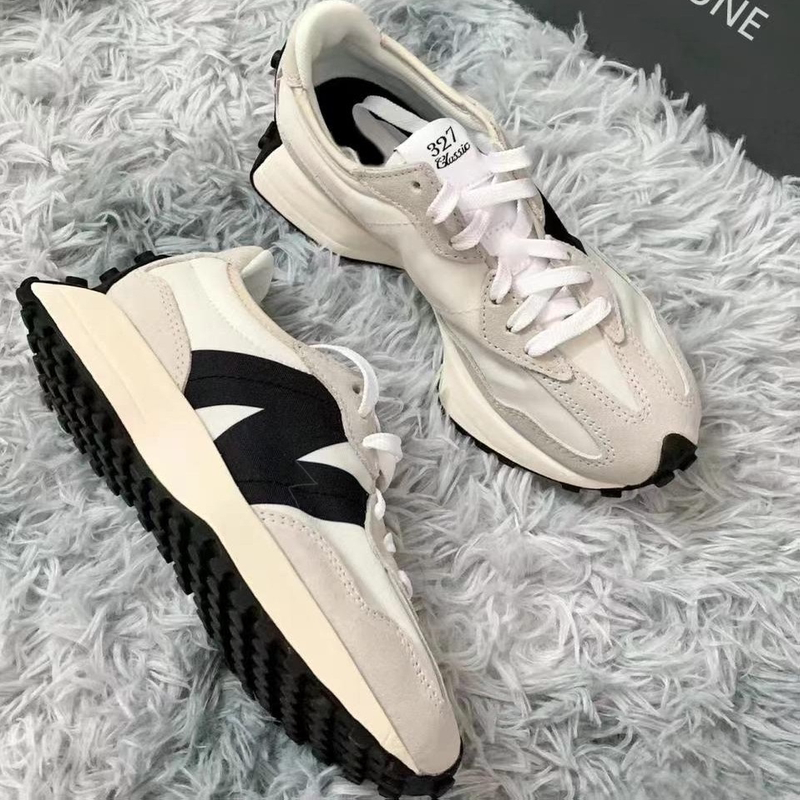 New Balance Official Genuine 327 Series Original Gray Men's and Women's Shoes New Model Casual Running Sports Shoes