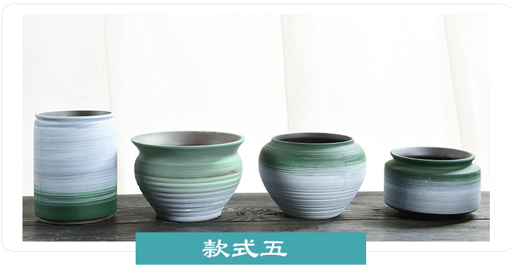 Coarse pottery breathable purple ceramic large fleshy old running of large diameter creative meat meat special offer a clearance flower pot the plants