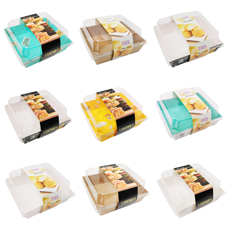 Sandwich Packaging Box Cardboard Box box Box Sandwich Box of Brew Packaging Boxes Kraft Paper Cake Food Boxes