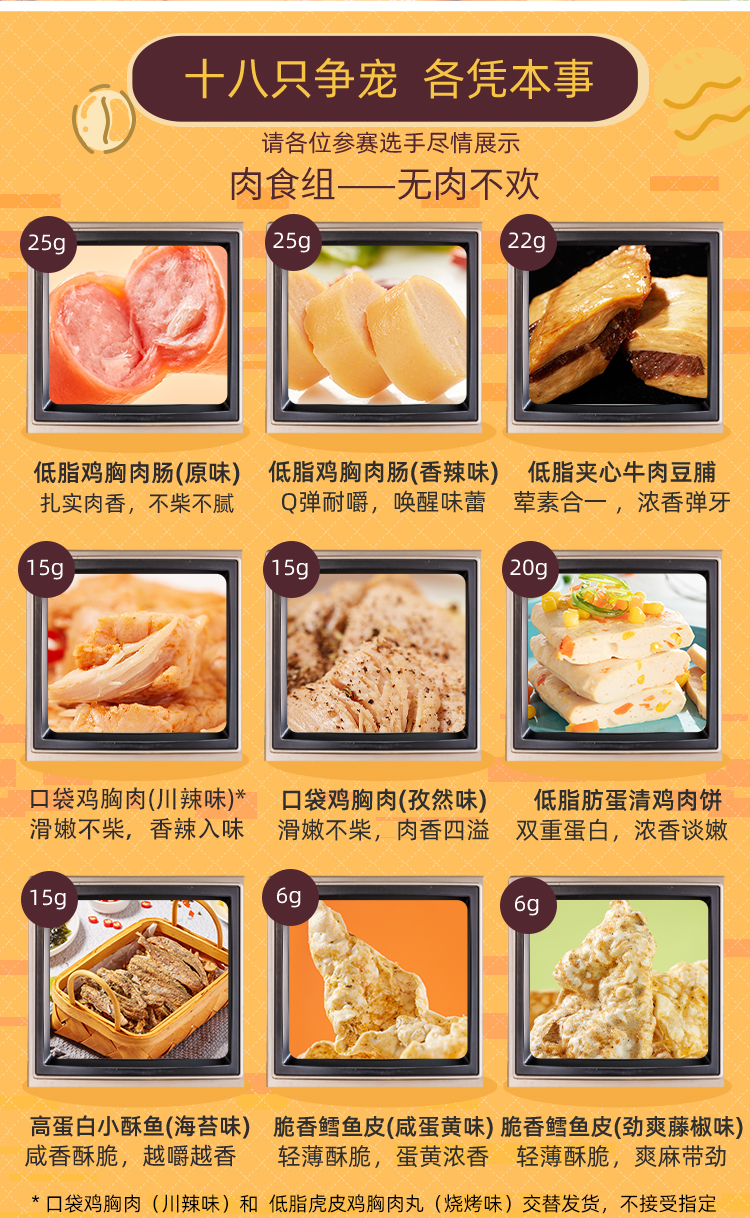 薄荷健康 轻卡零食大礼包 18袋 323g 图3