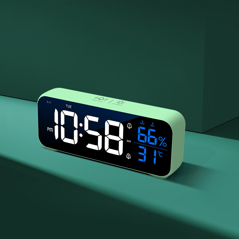 Alarm clock LED electronic clock creative power wake up simple bedroom children's smart clock desktop charging