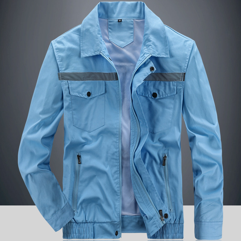 Air-conditioning clothing men's cotton clothing with a fan thin work clothes mobile charging accessories single top labor insurance clothing