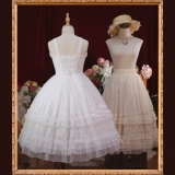 *Букет мечты*Мечтает элегантная точка пряжа JSK Bow Lolita Solid Color Dress Lolita