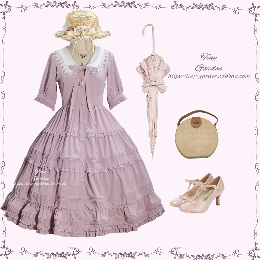 Lecia's Garden Country Classic Lolita Dress OP by Tiny Garden (TG17)