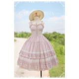*Букет мечты*Мечтает элегантная точка пряжа JSK Bow Lolita Solid Color Dress Lolita