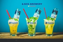 Fujia white beer glass Hoegaarden special beer glass Fujia white octagonal cup large capacity beer glass