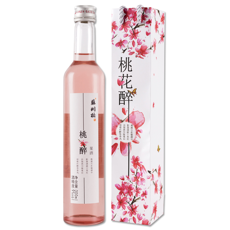 【苏州桥】桃醉9度水果甜酒300ml