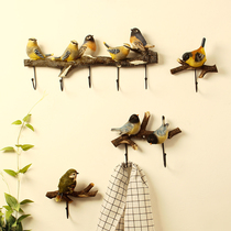 American adhesive hook creative bird decoration hook porch key adhesive hook wall hanging coat hook door decorative adhesive hook