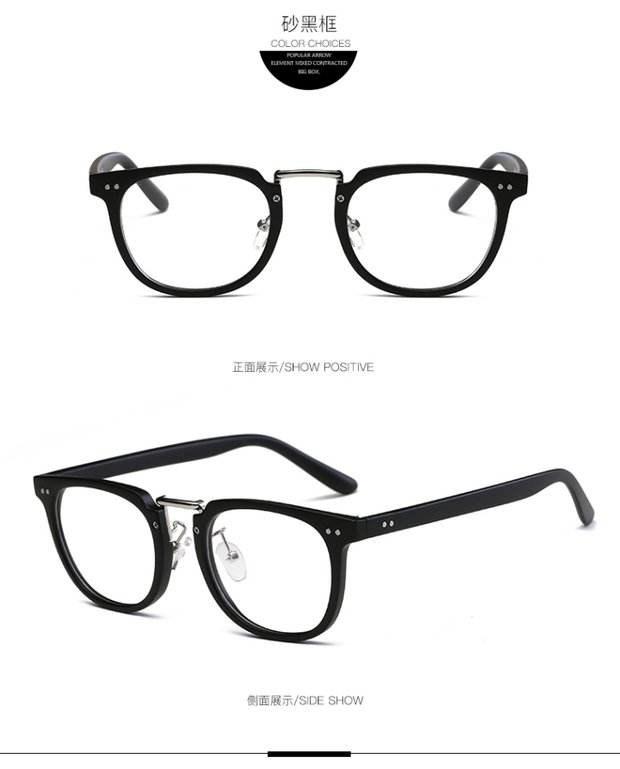 Yu Wenle với kính gọng kính nam nữ kính cận thị hoàn thiện khung mắt retro nam full frame cá tính gọng kính nam