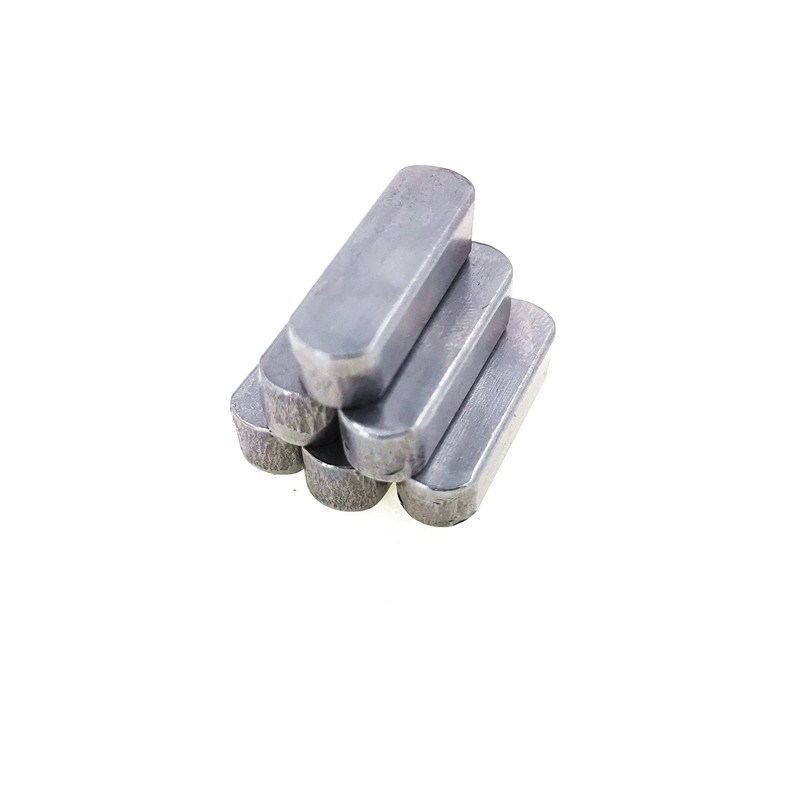 A3 steel GB1096 flat key pin square key pin flat construction pin double round key A type flat key M12M14M16