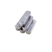 A3 steel GB1096 flat key pin square Key Pin flat pin flat pin double round key a type flat key M12M14M16