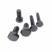  Qiaoda 8 Grade 8 GB5783 blackened outer hexagonal bolt High strength hexagonal head screw M12M14M16M18