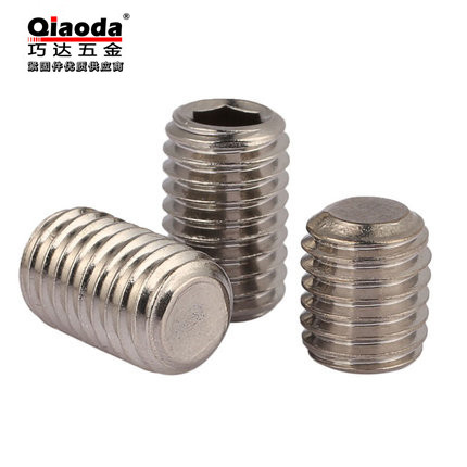 304GB77 stainless steel DIN913 inner hexagon flat end headless screw screw M16*16-M16*50