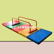 Childrens sensory integration training equipment Physical fitness crawling rack plus gymnastics mat combination indoor five-fold mat Early education equipment